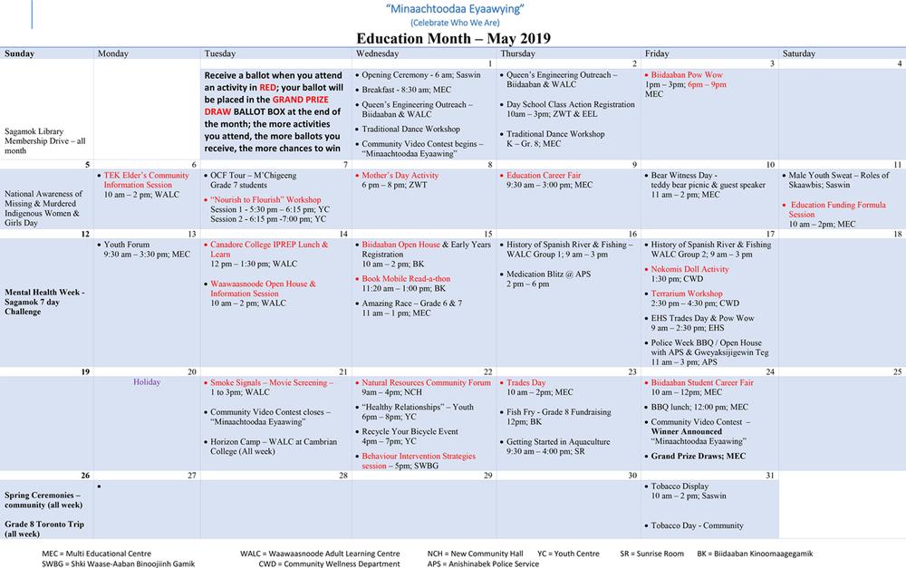 Education Month May 2019